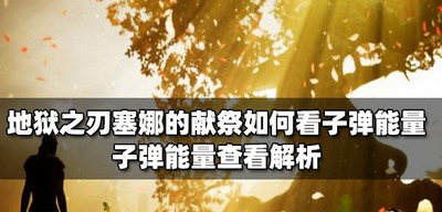 地狱之刃塞娜的献祭子弹能量如何看 子弹能量查看攻略