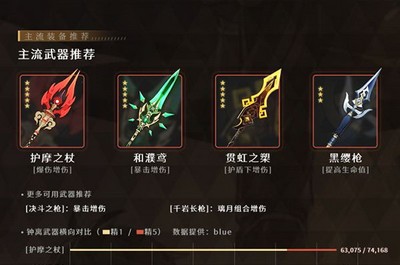 原神钟离武器怎么选择 三星四星五星武器选择攻略