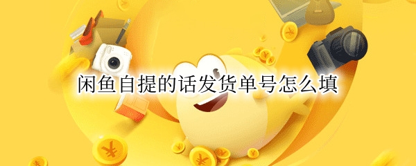 闲鱼自提怎么填发货单号 自提填发货单号方法介绍