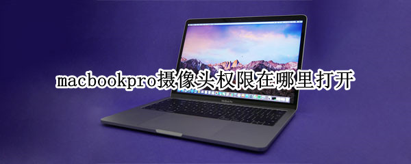 macbookpro如何开启摄像头权限 开启摄像头权限教程一览