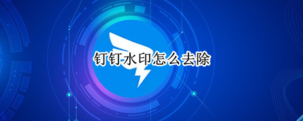 钉钉怎么关闭水印 关闭水印方法一览